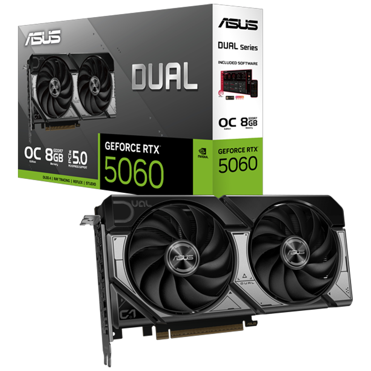 کارت گرافیک ایسوس مدل Dual GeForce RTX 5060 8GB GDDR7 OC Edition-small-image