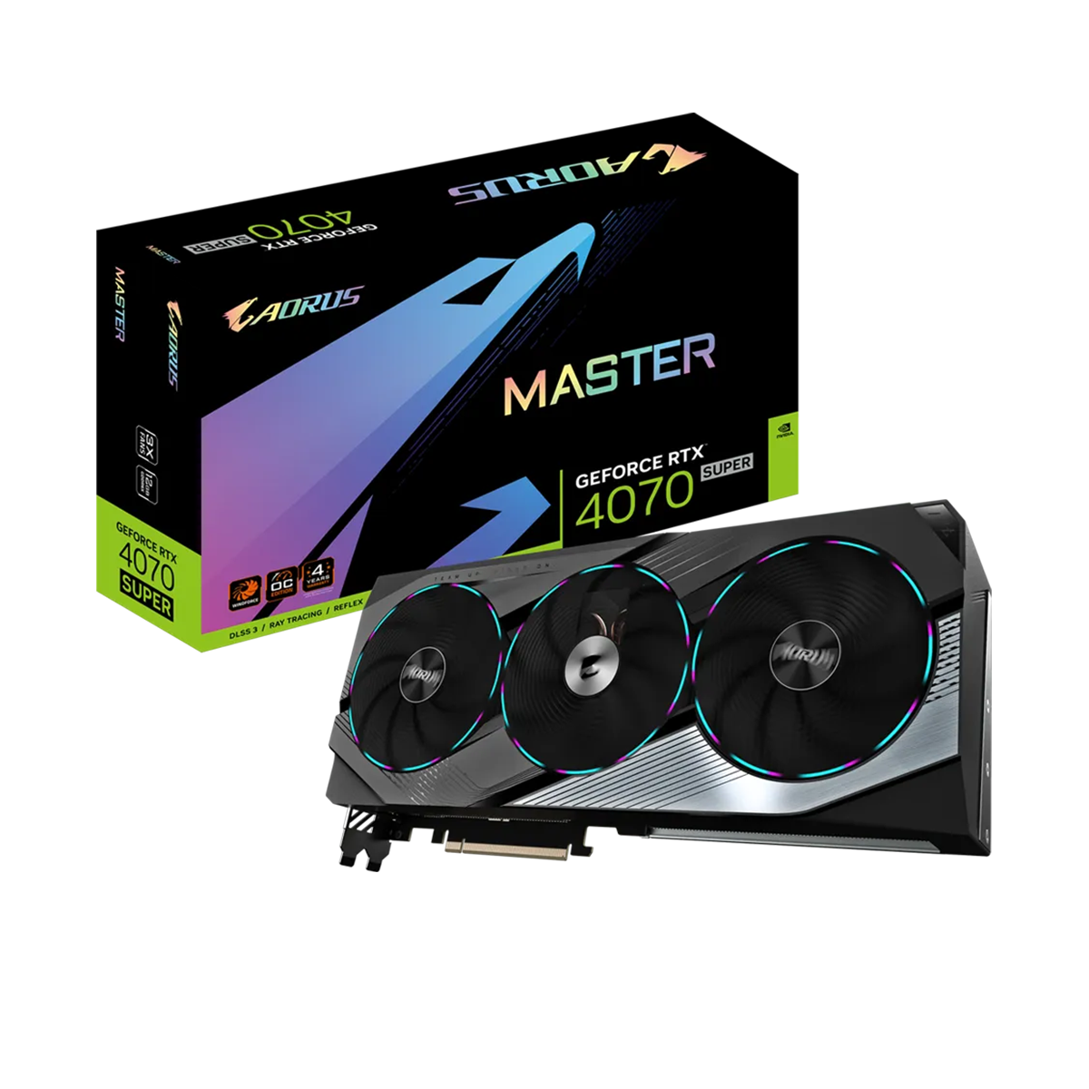 کارت گرافیک گیگابایت مدلAORUS GeForce RTX 4070 SUPER MASTER 12G -small-image