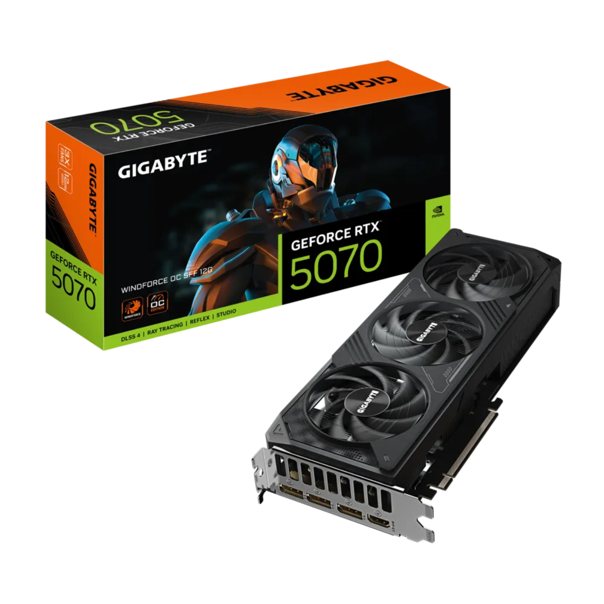 کارت گرافیک گیگابایت مدل GeForce RTX 5070 WINDFORCE OC SFF 12G-small-image