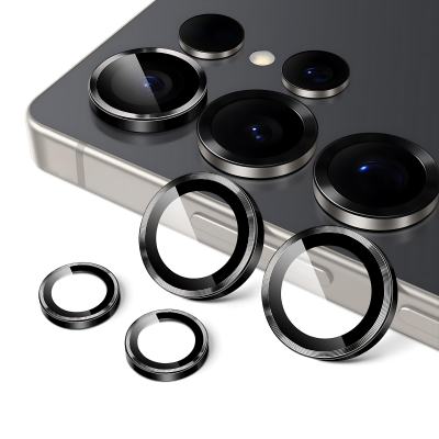 محافظ لنز دوربین گوشی سامسونگ Galaxy S25 Ultra چلیپا مدل Sapphire محافظ لنز دوربین چلیپا مدل Sapphire مناسب برای گوشی موبایل سامسونگ Galaxy S25 Ultra
