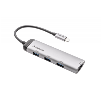 هاب 4 پورت USB-C ورباتیم مدل 49147