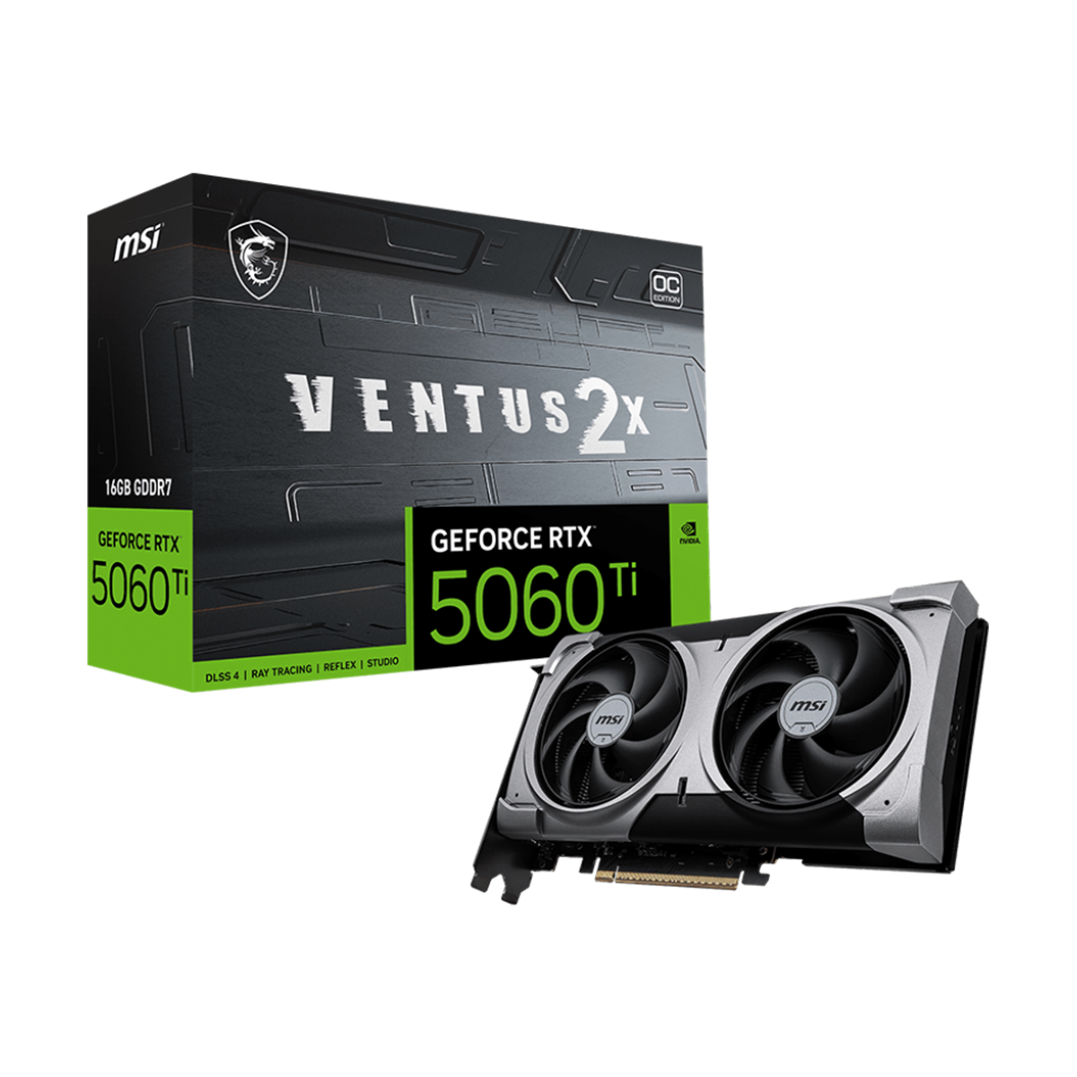 کارت گرافیک ام اس آی مدل RTX 5060 Ti 16G Ventus 2X OC Plus-small-image