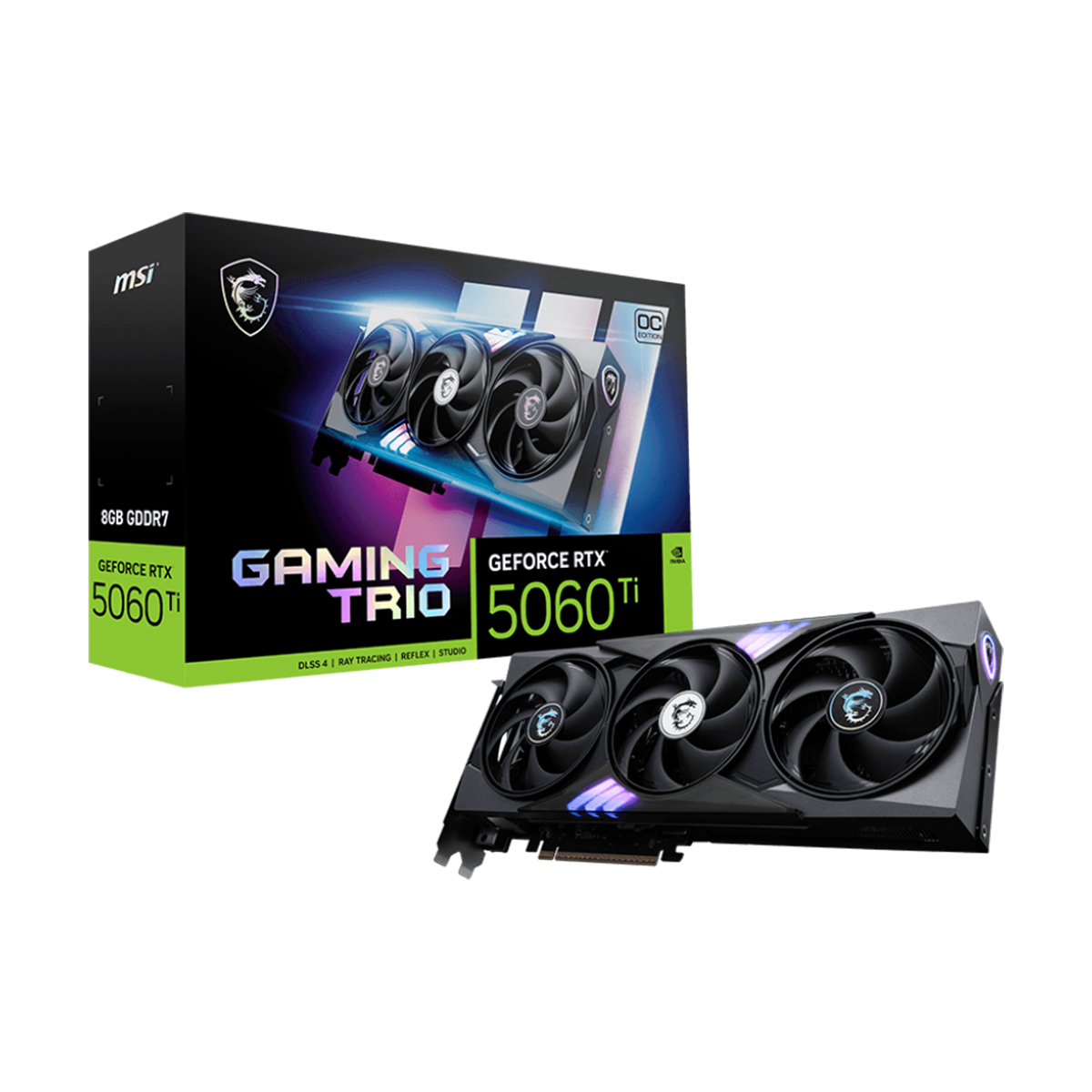 کارت گرافیک ام اس آی مدل GeForce RTX 5060 Ti 8G GAMING TRIO OC-small-image