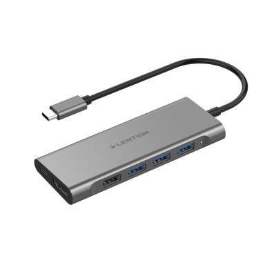 هاب 6 پورت USB-C لنشن مدل C35 هاب 6 پورت USB-C لنشن مدل C35