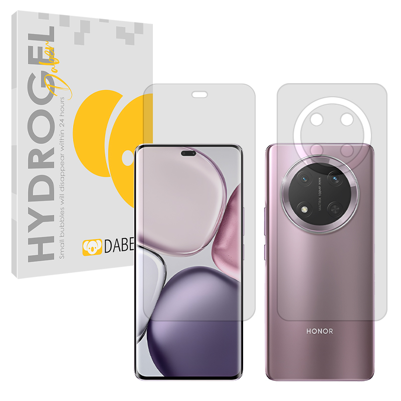 محافظ صفحه نمایش شفاف گوشی موبایل آنر X9c دبن مدل Tough به همراه محافظ پشت گوشی