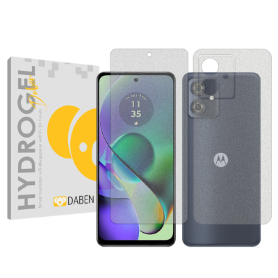 محافظ صفحه نمایش مات گوشی موتورولا Moto G54 دبن مدل Tough به همراه محافظ پشت گوشی