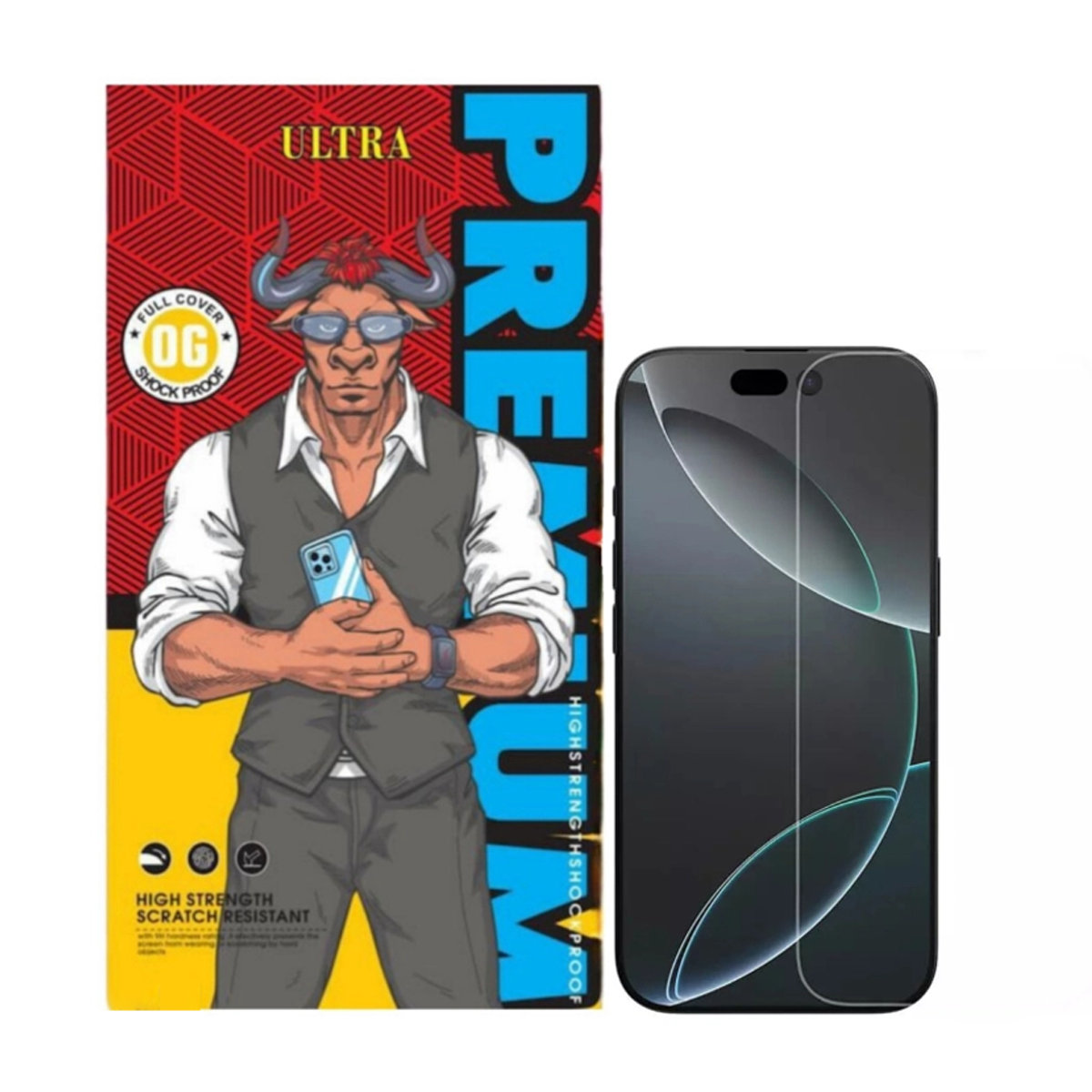 محافظ صفحه نمایش گوشی اپل iPhone 16 Pro Max اولترا مدل بدون حاشیه Clear Pro HD Plus