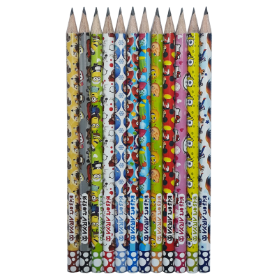 مداد مشکی آریا مدل KID-S ART کد A4 بسته 12 عددی مداد مشکی آریا مدل KID'S ART کد A4 بسته 12 عددی