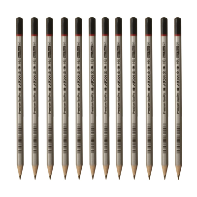 مداد مشکی آریا مدل Premium Quality کد 3050 بسته 12 عددی مداد مشکی آریا مدل Premium Quality کد 3050 بسته 12 عددی