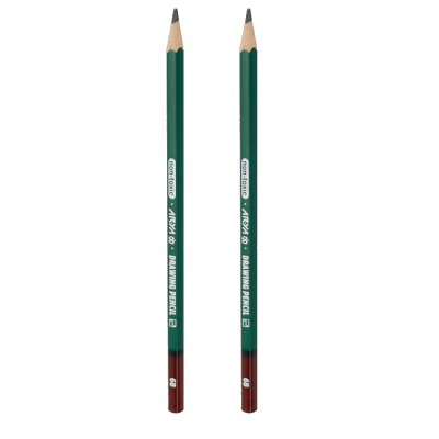 مداد طراحی آریا مدل Drawing-B6 کد 84912 بسته 2 عددی مداد طراحی آریا مدل Drawing-B6 کد 84912 بسته 2 عددی