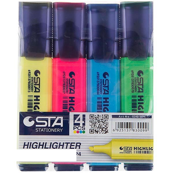 ماژیک علامت گذار پنتر مدل STA 8340 - بسته 4 عددی
