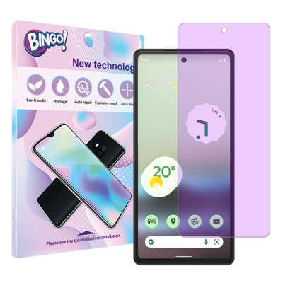 محافظ صفحه نمایش گوشی گوگل Pixel 6a ضد اشعه بنفش بینگو مدل Tough