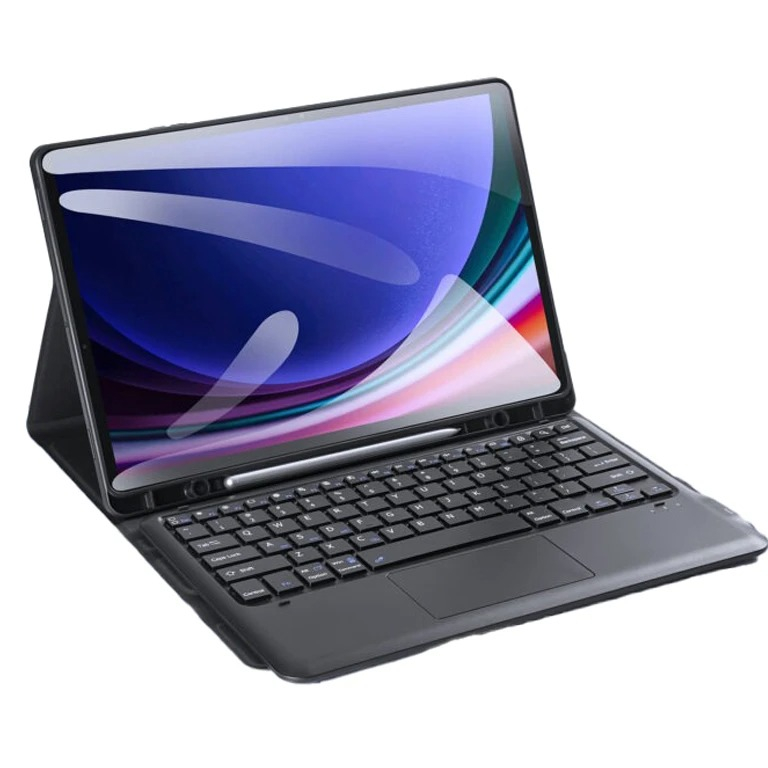 کیف کیبورددار تبلت Samsung Galaxy Tab S9 Plus-12.4 Inch دوکس دوکیس مدل TK کیف کیبورددار دوکس دوکیس مدل TK مناسب برای تبلت Samsung Galaxy Tab S9 Plus-12.4 Inch