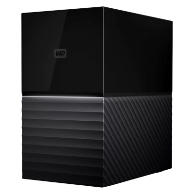 هارد اکسترنال وسترن دیجیتال مدل MY BOOK DUO 44TB WD ظرفیت 44 ترابایت دارای رابط USB Type-A 3.2