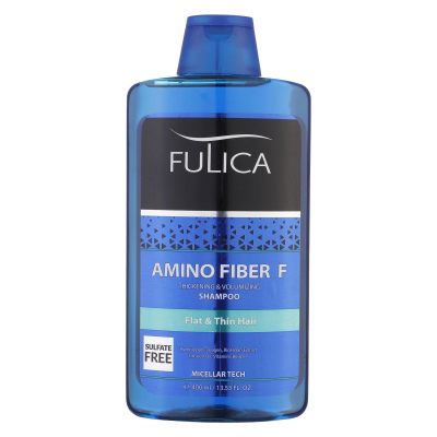 شامپو تقویت کننده مو فولیکا مدل Amino Fiber مناسب موهای نازک حجم 400 میلی لیتر شامپو تقویت کننده مو فولیکا مدل Amino Fiber مناسب موهای نازک حجم 400 میلی لیتر