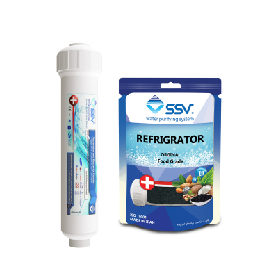 فیلتر یخچال ساید بای ساید اس اس وی مدل RCH-2500G به همراه شارژر یدک