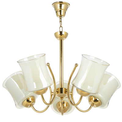 لوستر 5 شعله چشمه نور کد A825-5-G