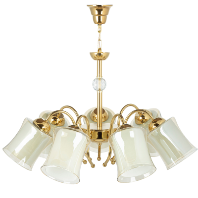 لوستر 7 شعله چشمه نور کد A833-7-G لوستر 7 شعله چشمه نور کد A833-7-G