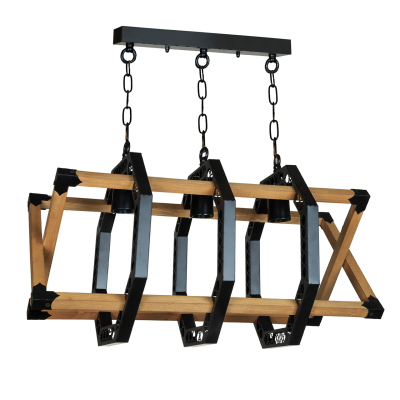 لوستر سه شعله چشمه نور کد 2232-3BK