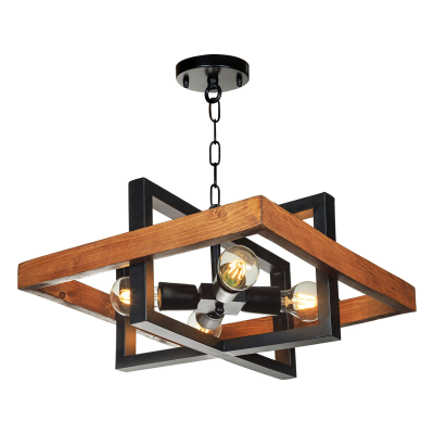 لوستر آویز 4 شعله چشمه نور کد 2237-4