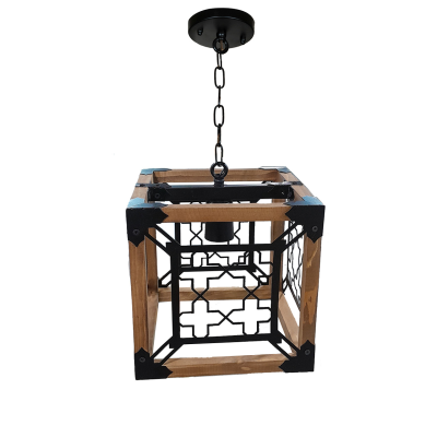 لوستر آویز یک شعله چشمه نور کد 2239-1