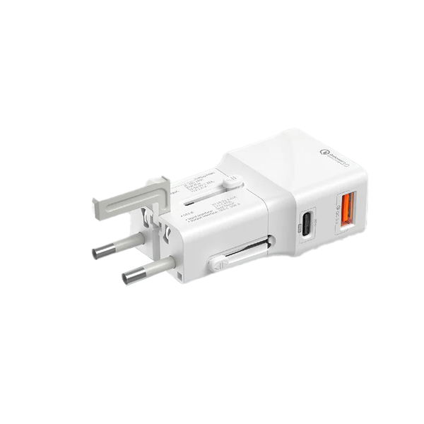 شارژر دیواری پرومیت مدل TRIPLUG-PD20.W توان 20 وات شارژر دیواری 20 وات پرومیت مدل TRIPLUG-PD20.W