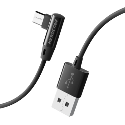 کابل تبدیل USB به MicroUSB کینگ استار مدل Vertical Fast K80A طول 1.1 متر