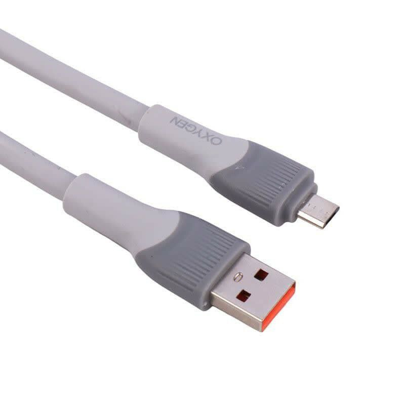 کابل تبدیل microUSB اکسیژن مدل LX_14 طول 1 متر کابل تبدیل USB به microUSB اکسیژن مدل LX_14 طول 1 متر