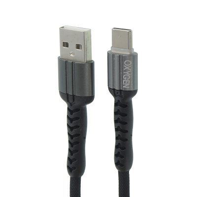 کابل تبدیل USB-c اکسیژن مدل LX7 طول 1 متر کابل تبدیل USB به USB-c اکسیژن مدل LX7 طول 1 متر