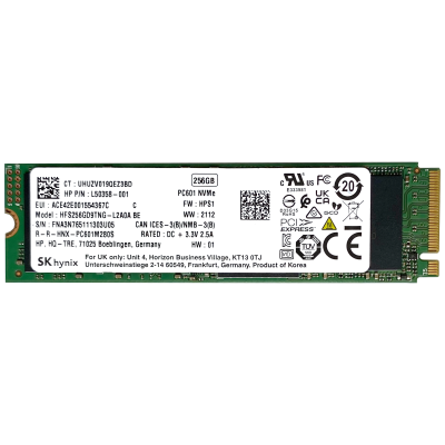 اس اس دی اینترنال اس کی هاینیکس مدل PC601 NVMe ظرفیت 256 گیگابایت اس اس دی اینترنال اس کی هاینیکس مدل PC601 NVMe ظرفیت 256 گیگابایت