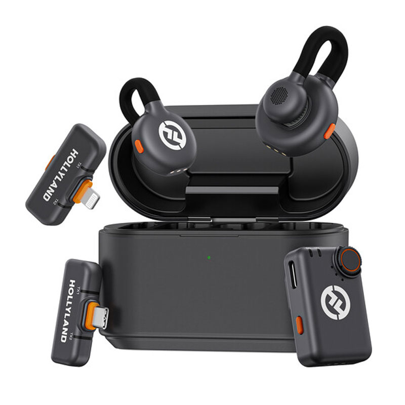 میکروفن بی سیم هالی لند مدل Lark M2S Ultimate Combo با درگاه اتصال USB-C و Lightning و TRS