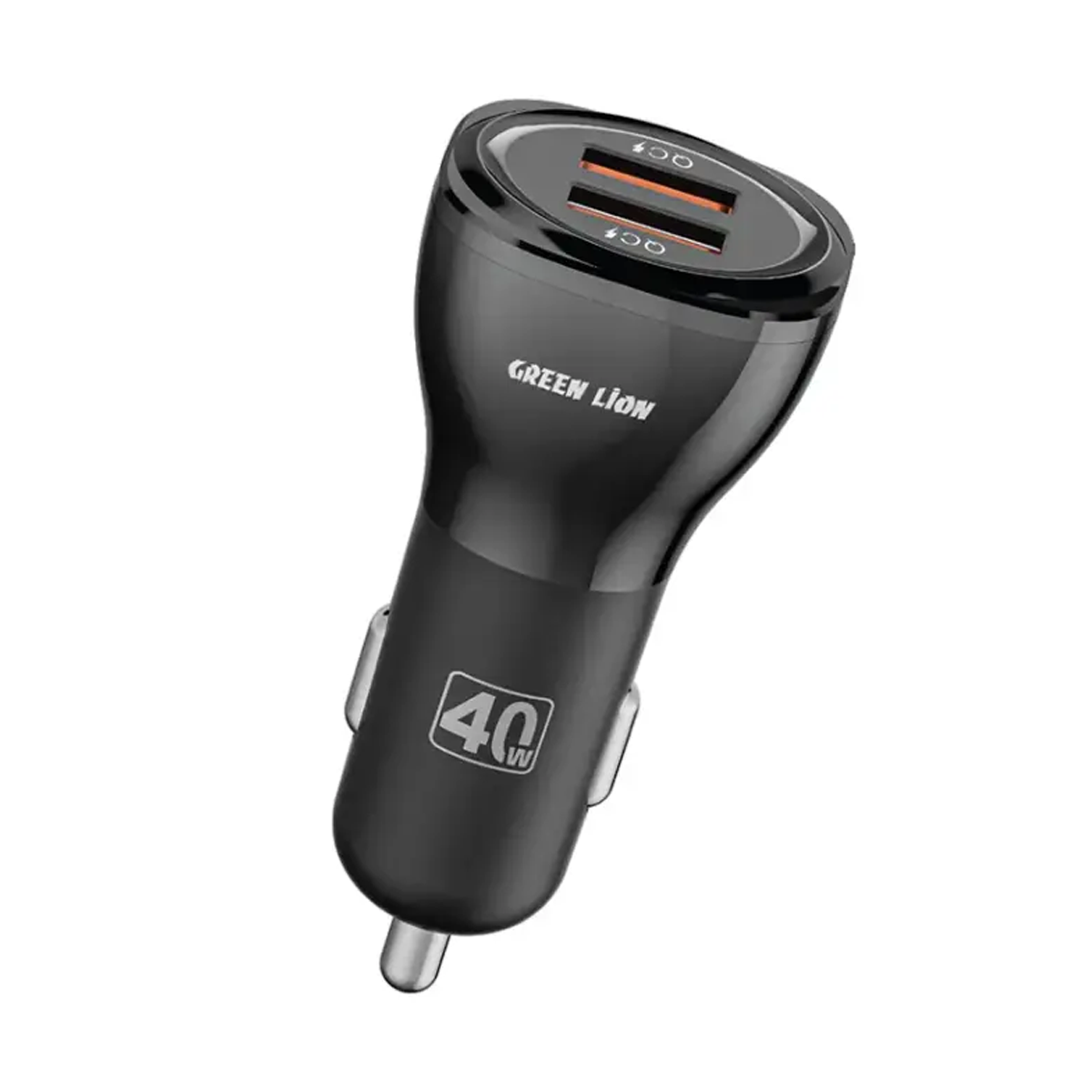 شارژر فندکی گرین لاین مدل GNCC40WQC2BK توان 40 وات