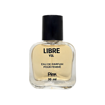 عطر جیبی زنانه پینک ویژوآل مدل Libre Ysl با رایحه شیرین حجم 30 میلی‌لیتر