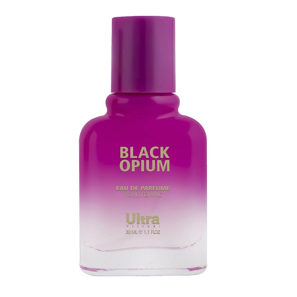 عطر جیبی زنانه اولترا ویرچوال مدل Black Opium حجم 30 میلی لیتر 