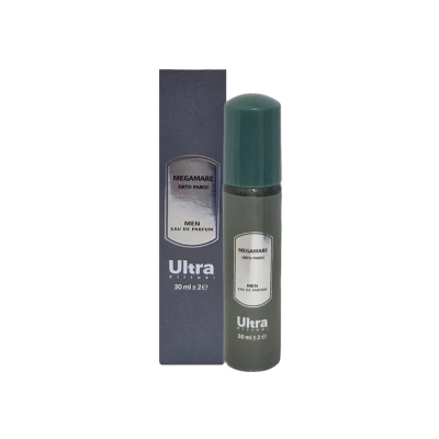 عطر جیبی مردانه اولترا ویرچوآل مدل MEGAMARE با رایحه خنک و شیرین حجم 30 میلی‌لیتر