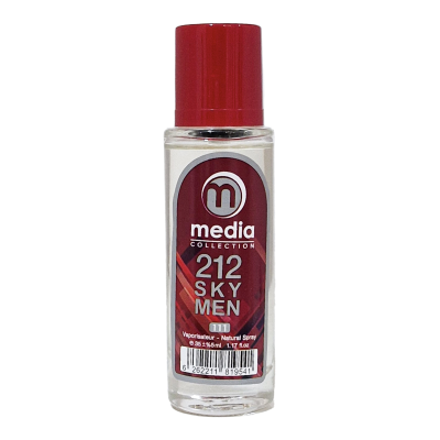 عطر جیبی مردانه مدیا مدل 212Men حجم 35 میلی لیتر