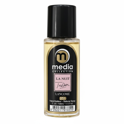 عطر جیبی زنانه مدیا مدل LA NUIT Trésor با رایحه گرم حجم 35 میلی‌‌‌لیتر