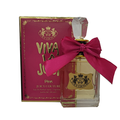 ادو پرفیوم زنانه پینک ویژوآل مدل Viva La Juicy حجم 100 میلی لیتر ادو پرفیوم زنانه پینک ویژوآل مدل Viva La Juicy با رایحه خنک حجم 100 میلیلیتر