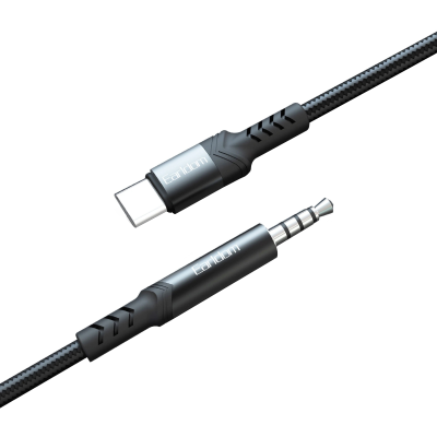 کابل تبدیل AUX به USB-C ارلدام مدل ET-AUX38 طول 1 متر کابل تبدیل AUX به USB-C ارلدام مدل ET-AUX38 طول 1 متر