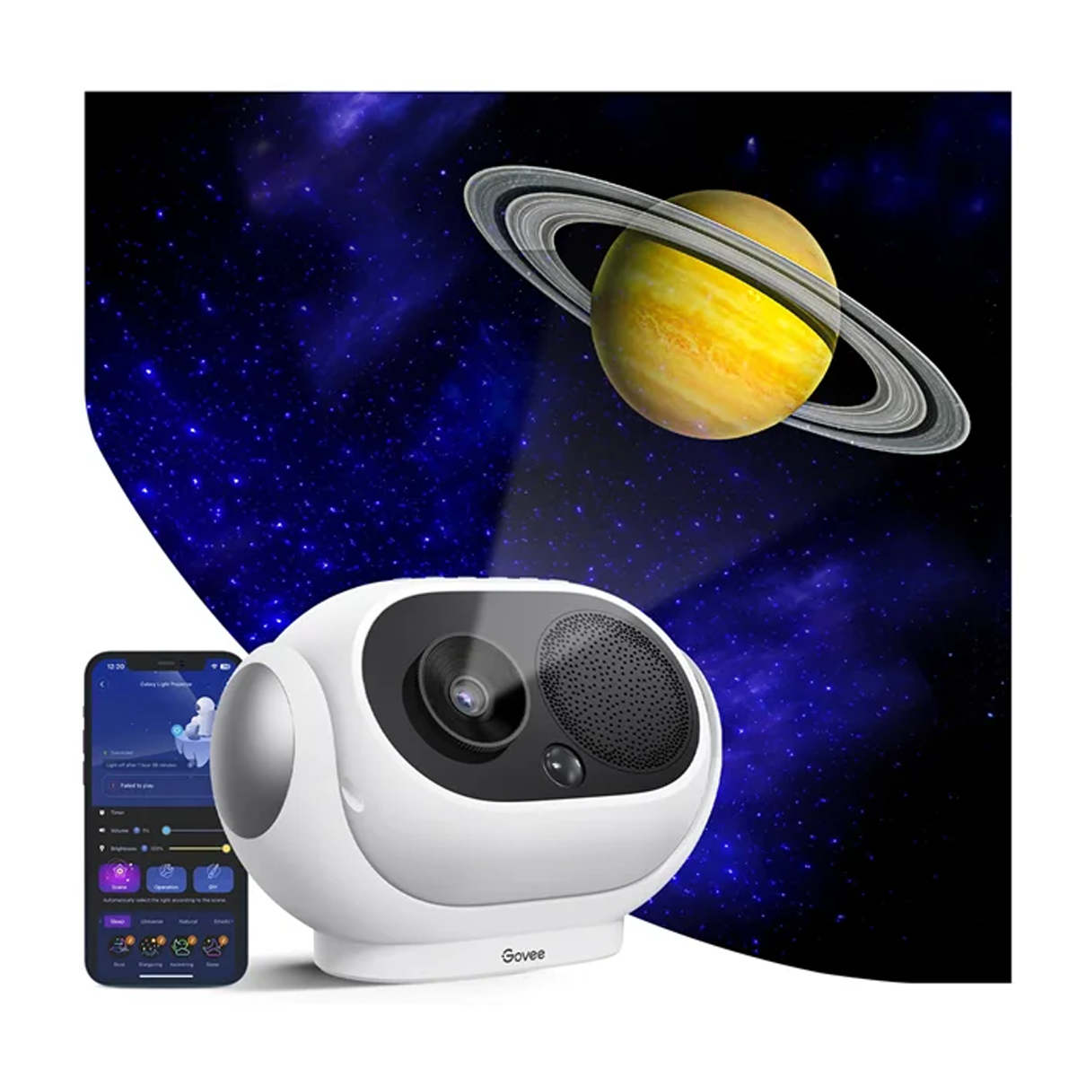 ویدئو پروژکتور هوشمند کهکشانی گووی مدل Galaxy Light Projector Pro H6092
