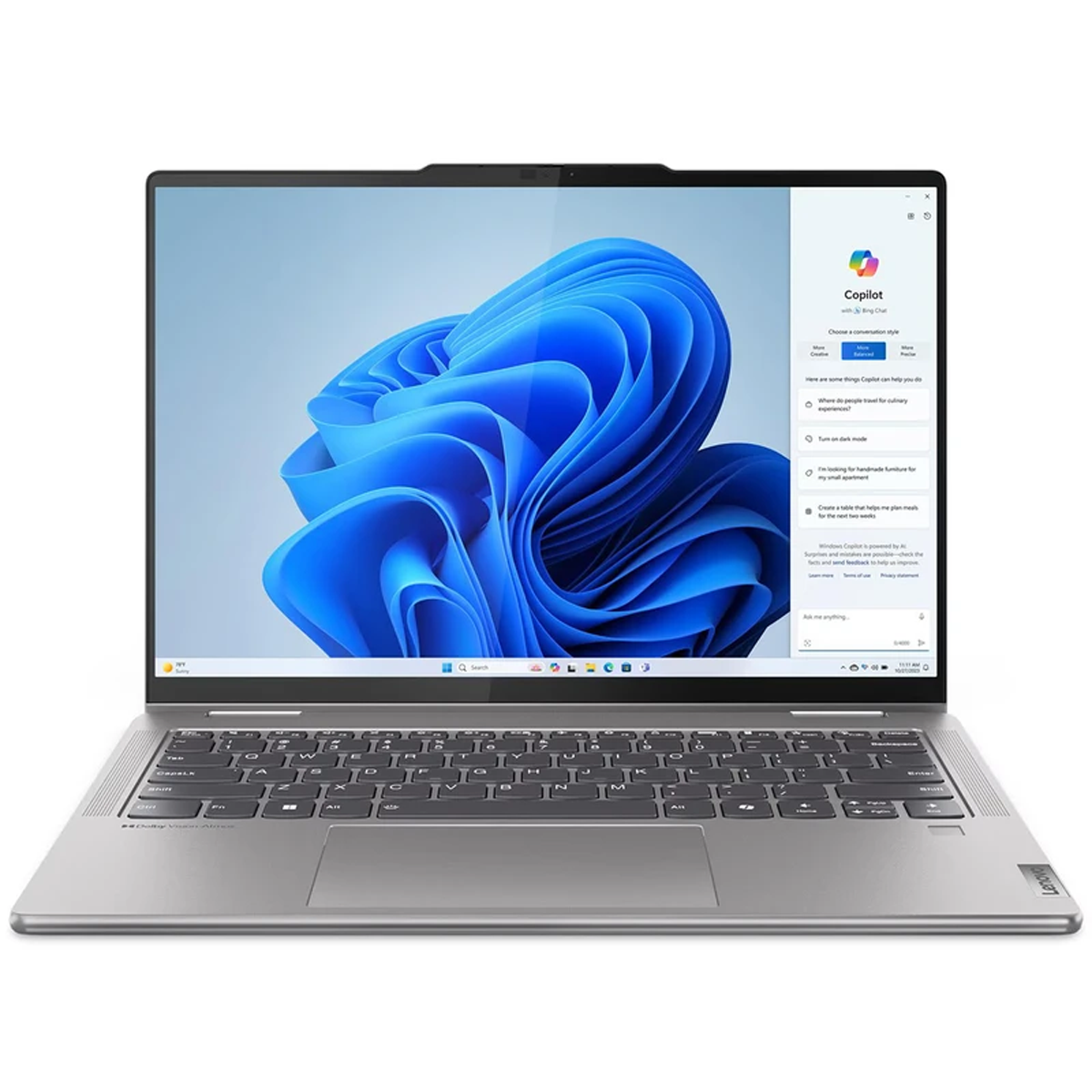  لپ تاپ لنوو 14 اینچی مدل Yoga 7 2in1 R5 8640HS 8GB 512GB-small-image