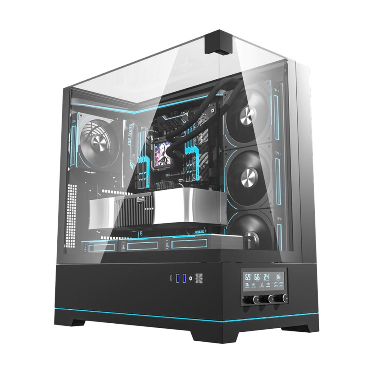 کیس کامپیوتر دارک فلش مدل DY450 Pro ATX-small-image