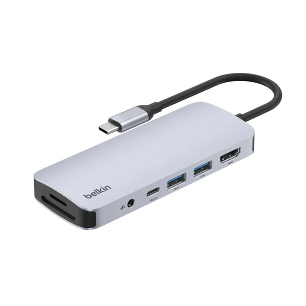 هاب تایپ سی 7 پورت بلکین مدل AVC009fqSGY-V2 هاب تایپ سی 7 پورت بلکین مدل AVC009fqSGY-V2-small-image