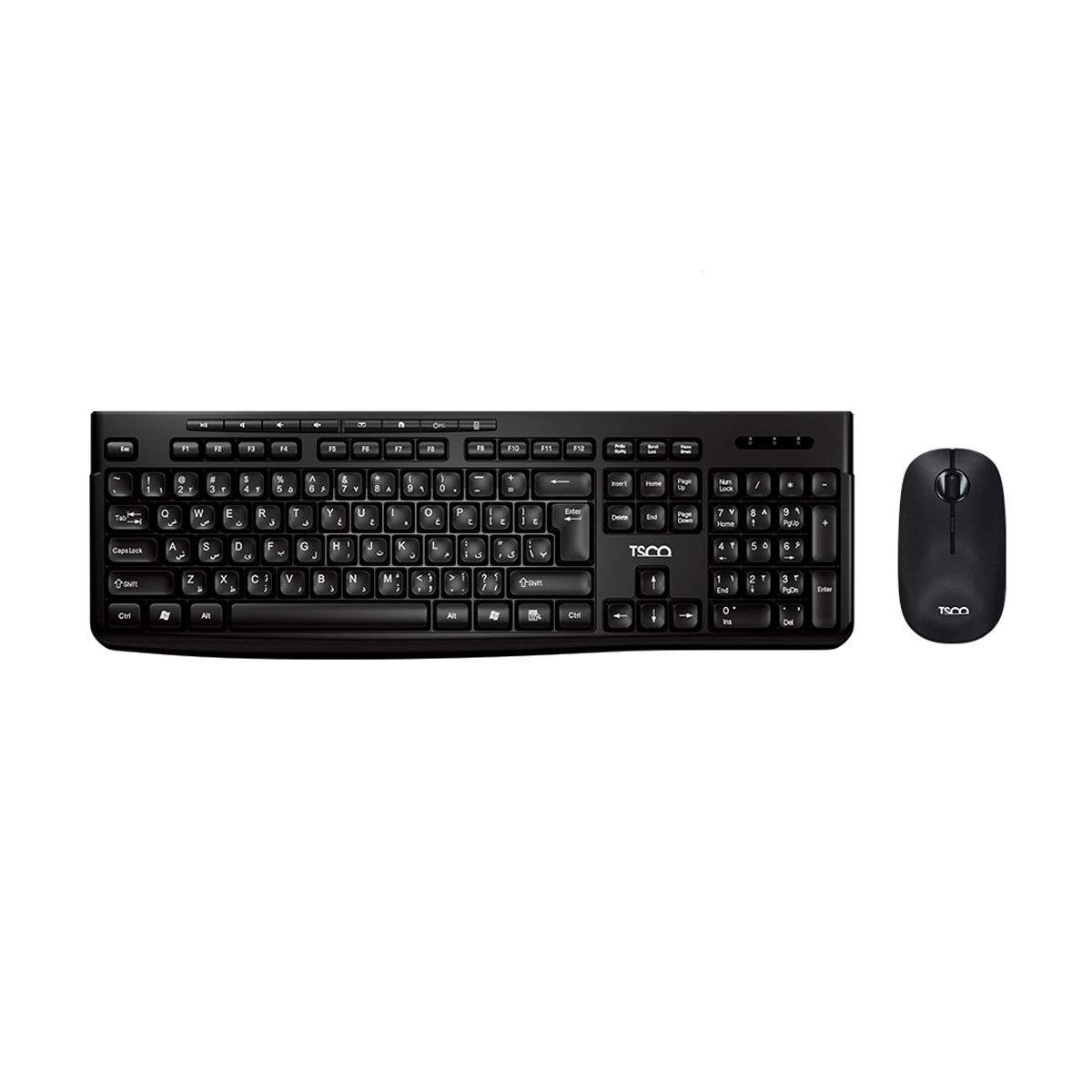 کیبورد و ماوس با سیم تسکو مدل TKM 7027w-small-image