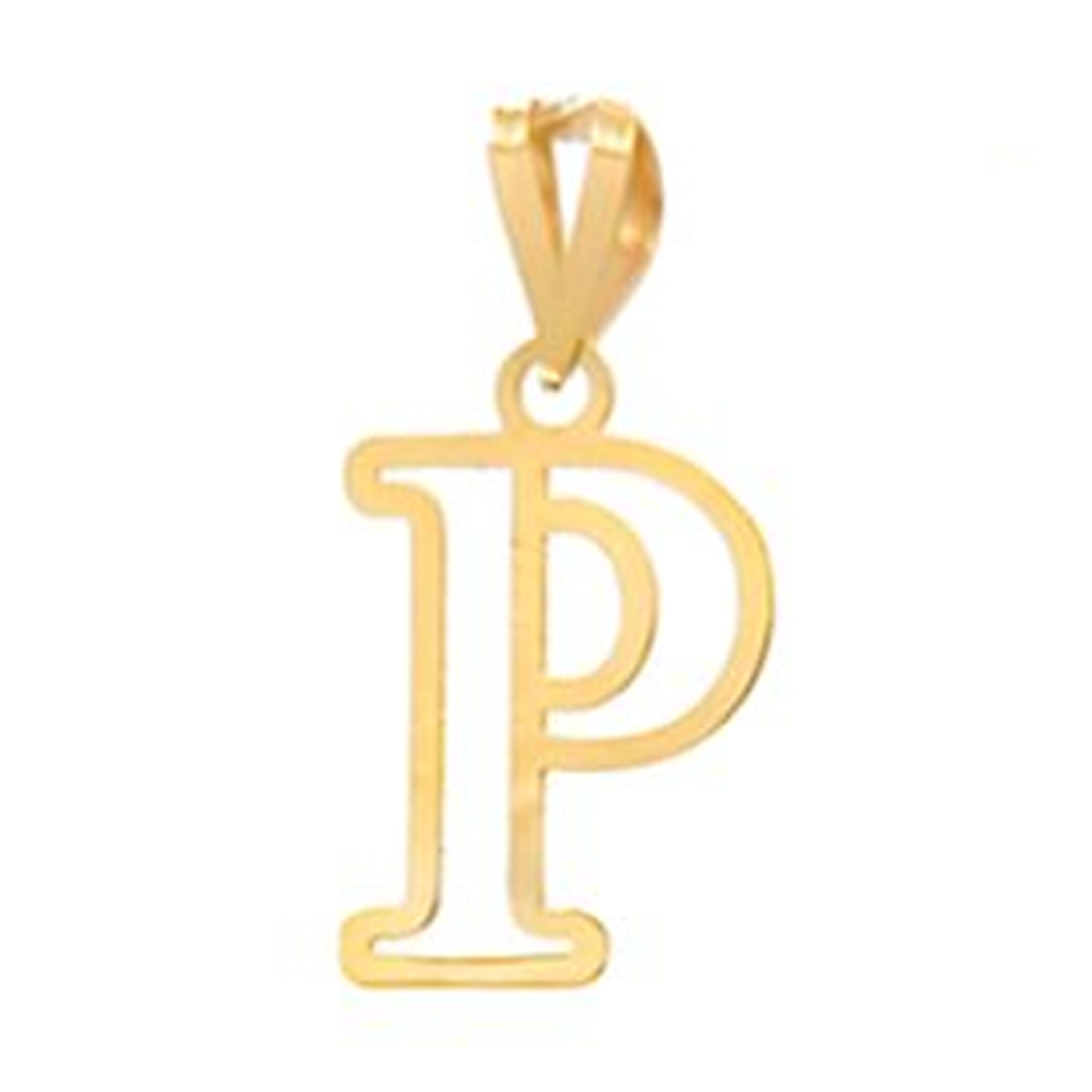 آویز طلا زنانه مدل P کد N3235