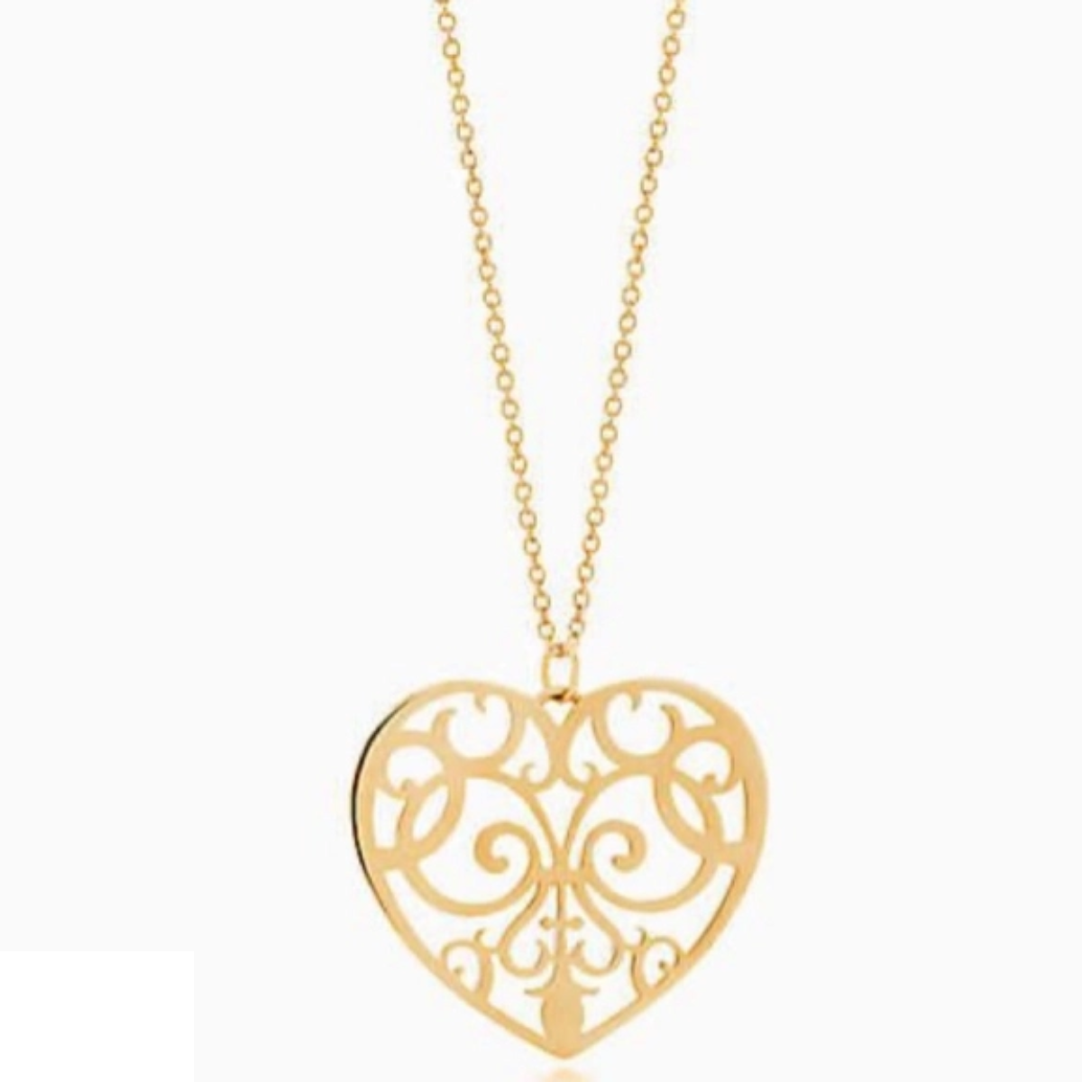 گردنبند طلا 750 عیار زنانه شمیم گلد گالری کد قلب فانتزی S-119-small-image