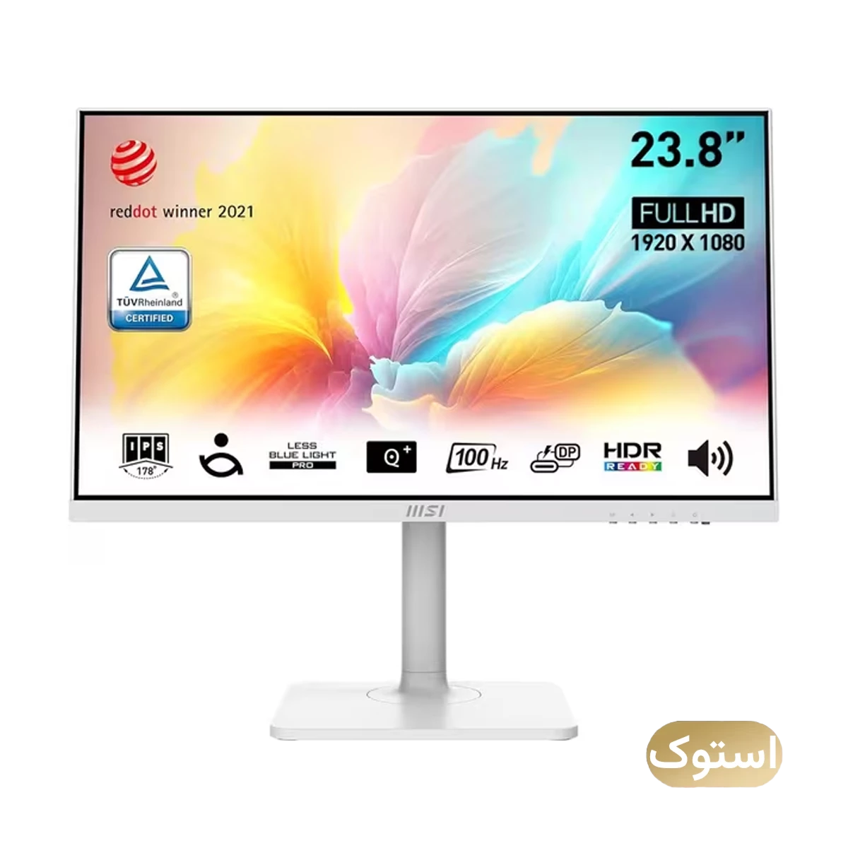 مانیتور استوک Open Box - ام اس آی مدل Modern MD2412PW سایز 23.8 اینچ - مشکی