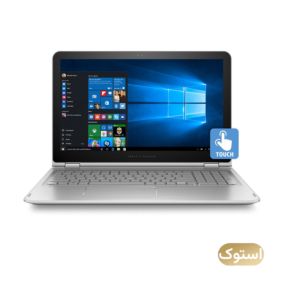 لپ تاپ استوک Open Box - هایریکان جرمنی 15.6 اینچی مدل Hyrican i5 8600T 8GB 256GB - مشکی
