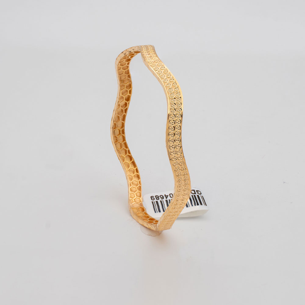 النگو طلا 18 عیار گالری طلا عرفان مدل فلاور 8010 کد 2942