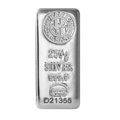 شمش نقره نادیر مدل 250GR